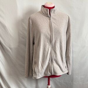 George Light Gray Full-Zip Sweatshirt XL96